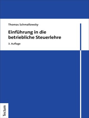 cover image of Einführung in die betriebliche Steuerlehre